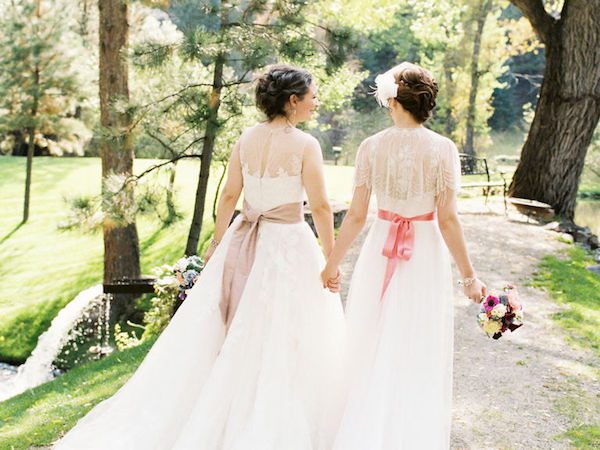 lesbian wedding - sarah rose burn photography