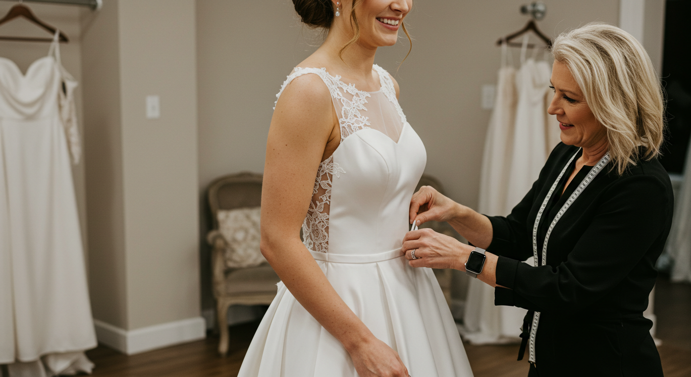 Wedding dress alterations